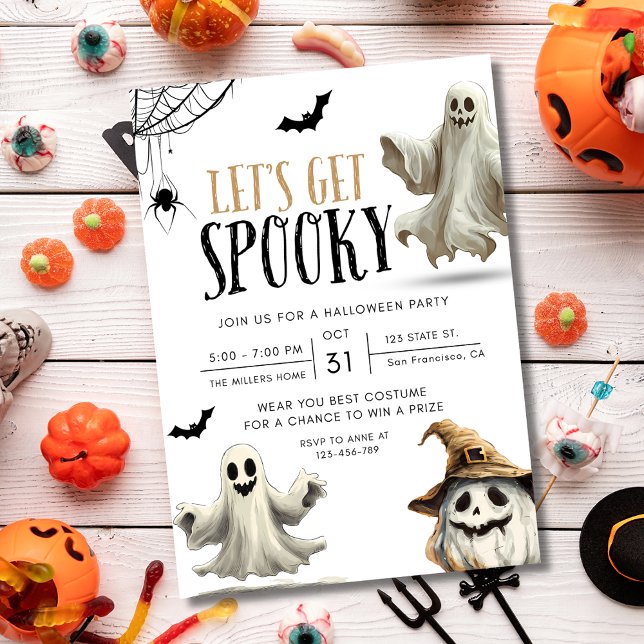 Halloween Party Invitation, Spooky Night Halloween Invitation (Creator Uploaded)