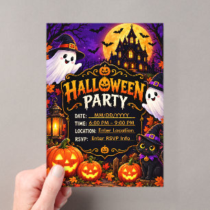 Halloween Party Invitation Template Premium Spoo