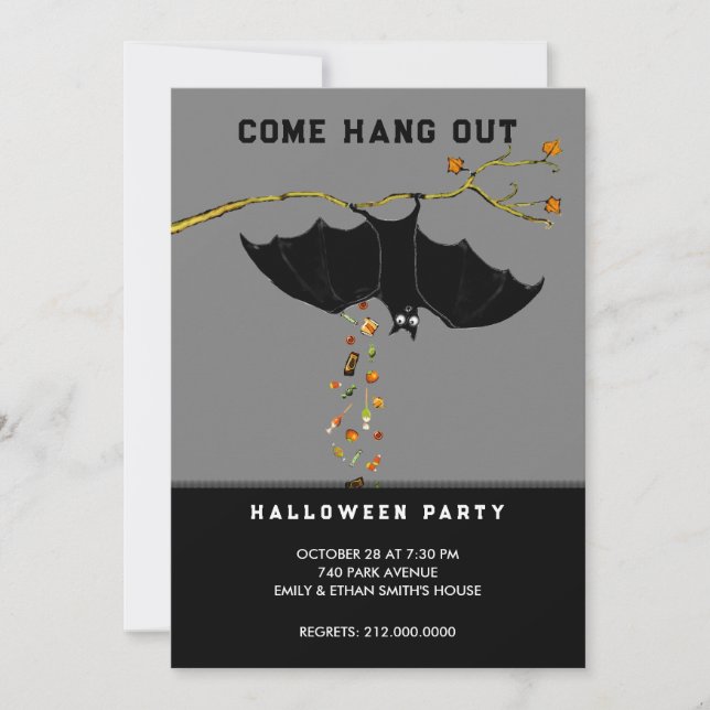 Halloween Party Invitations (Front)