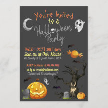 Halloween Party Invitations