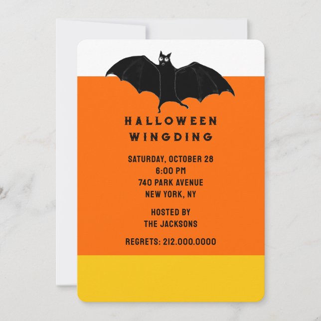 Halloween Party Invitations (Front)