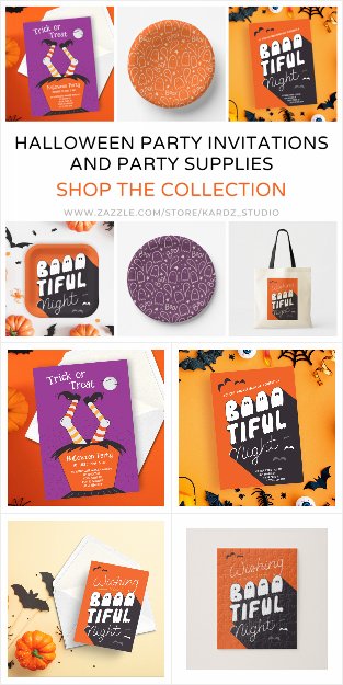 Halloween Party Invitations and Party Supplies