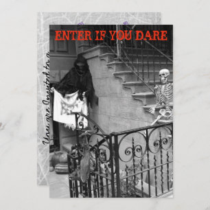 Halloween Party Invitations Haunted Mansion