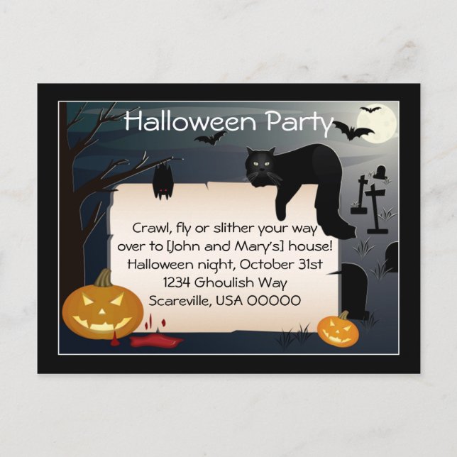 Halloween Party Invite (Front)