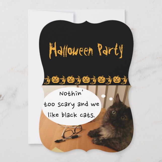 Halloween Party Invite (Friendly) by RoseWrites (Front)