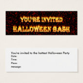 halloween party invites. (Front & Back)