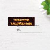 halloween party invites. (Desk)