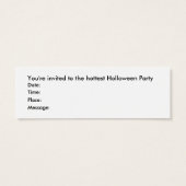 halloween party invites. (Back)