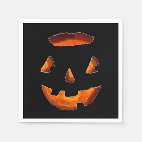 Halloween Party Jack_o_lantern Pumpkin Napkins