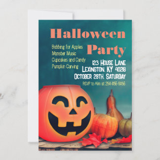 Halloween Party Kids and Adults  Invitation