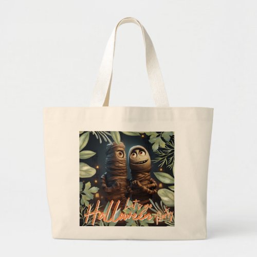 Halloween party large tote bag