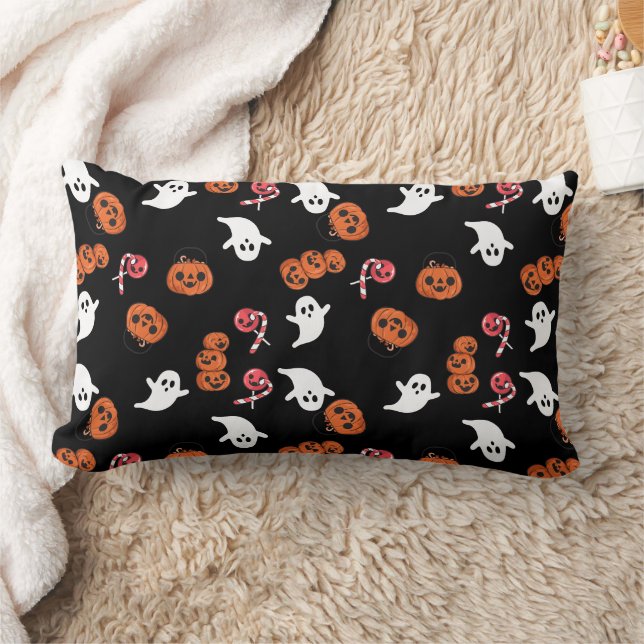 Halloween party lumbar pillow (Blanket)