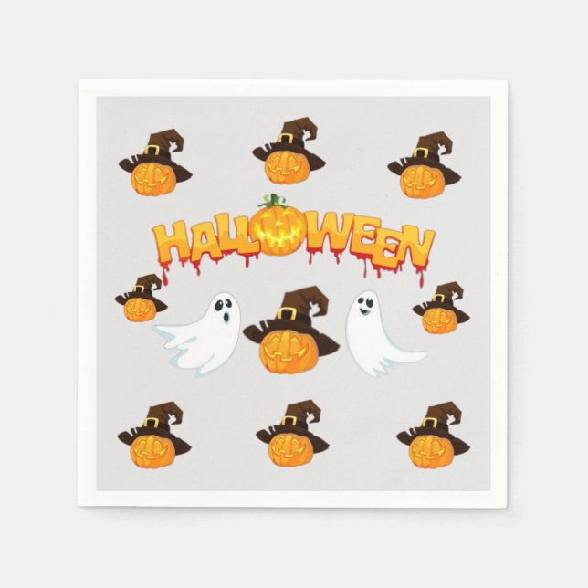 Halloween party napkins (Front)