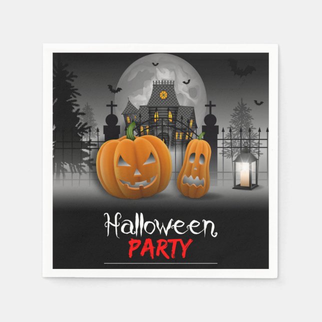 Halloween Party Napkins (Front)