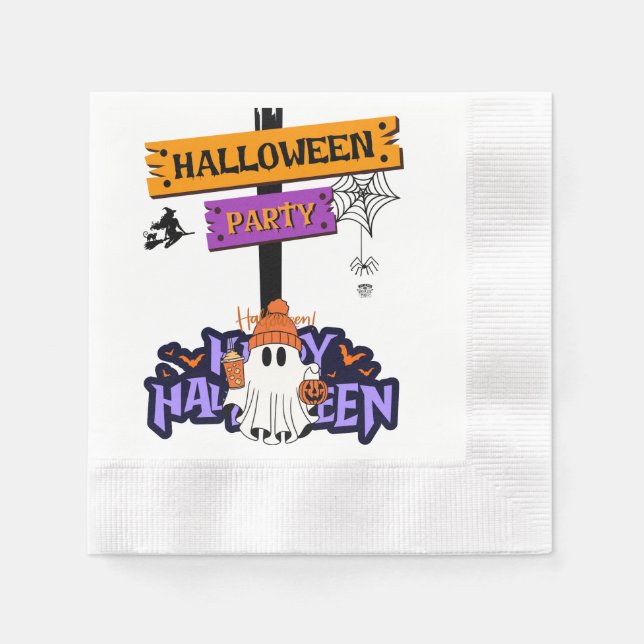 Halloween Party Napkins (Front)