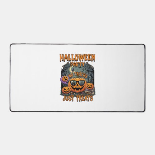 Halloween Party No Tracks Just Treats Sunglasses P Desk Mat