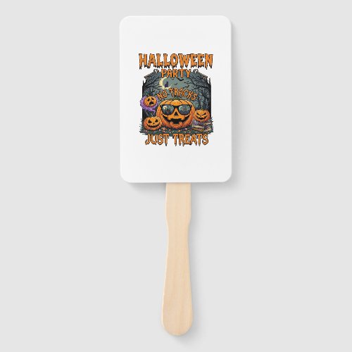 Halloween Party No Tracks Just Treats Sunglasses P Hand Fan