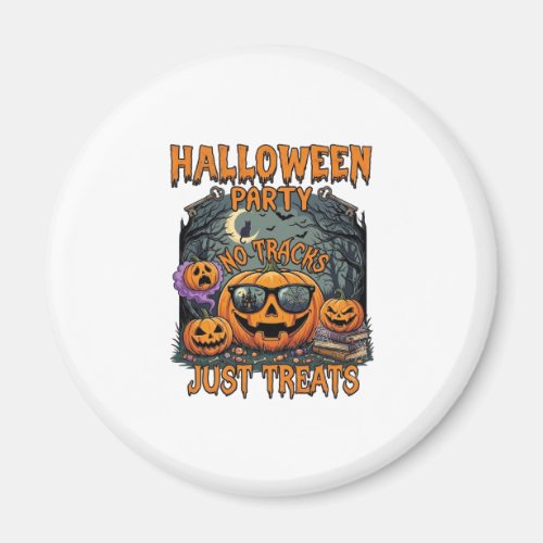 Halloween Party No Tracks Just Treats Sunglasses P Magnet