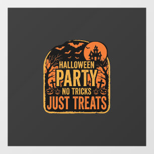 Halloween Party No Tricks Just Treats Design_1 Floor Decals
