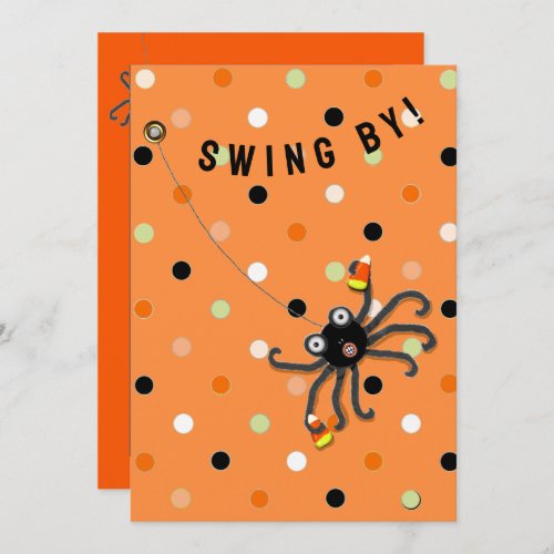 Halloween Party Open House Invitations