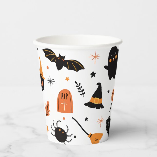 Halloween Party Paper Cups (Front)