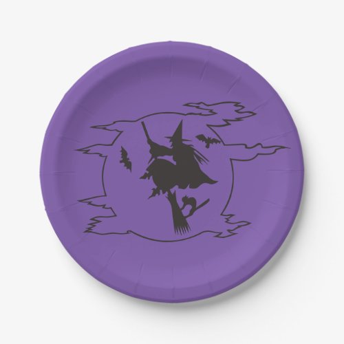 Halloween Party Paper Plate