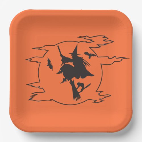 Halloween Party Paper Plate