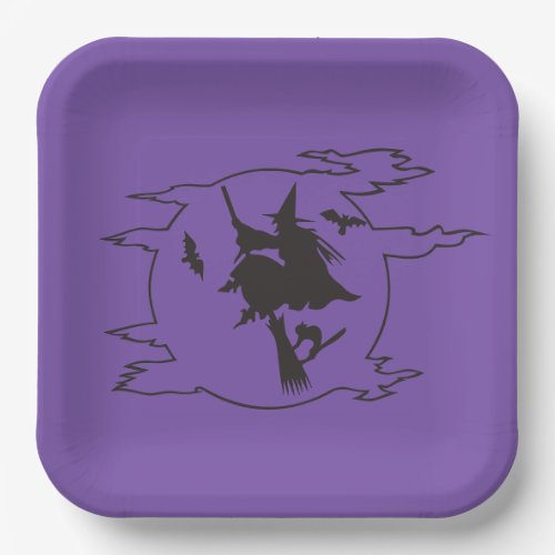 Halloween Party Paper Plate