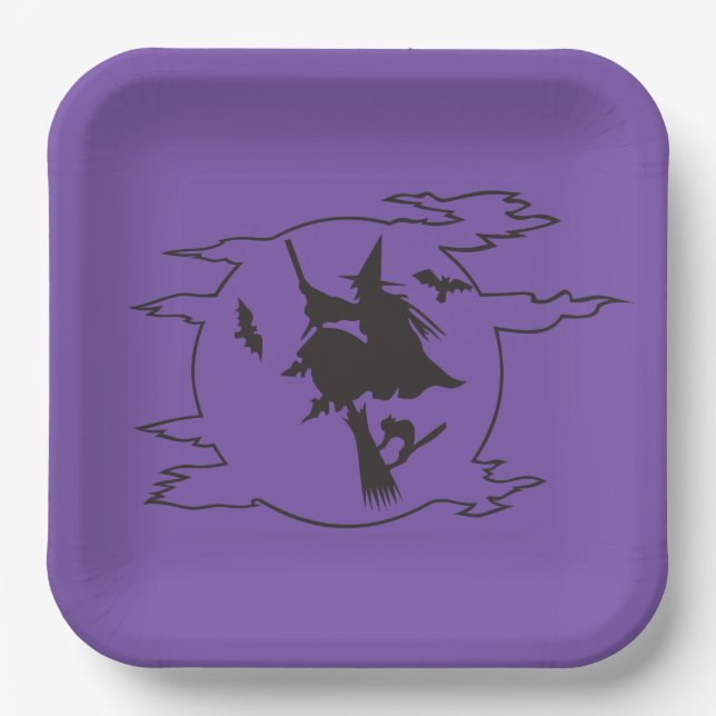 Halloween Party Paper Plate (Front)