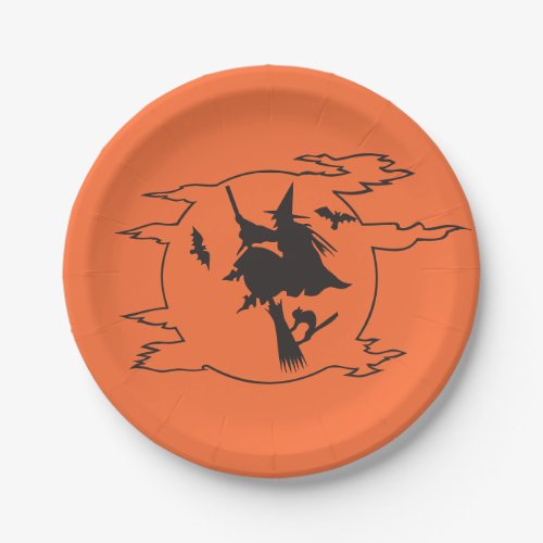 Halloween Party Paper Plate
