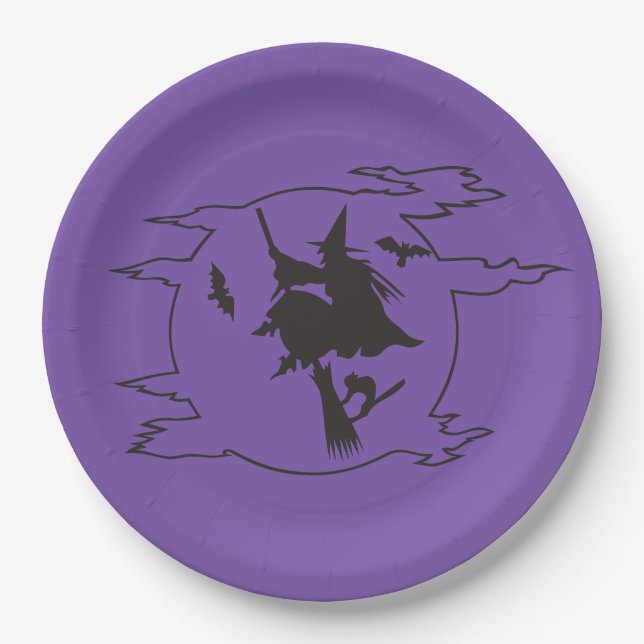 Halloween Party Paper Plate (Front)