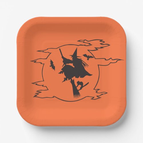 Halloween Party Paper Plate