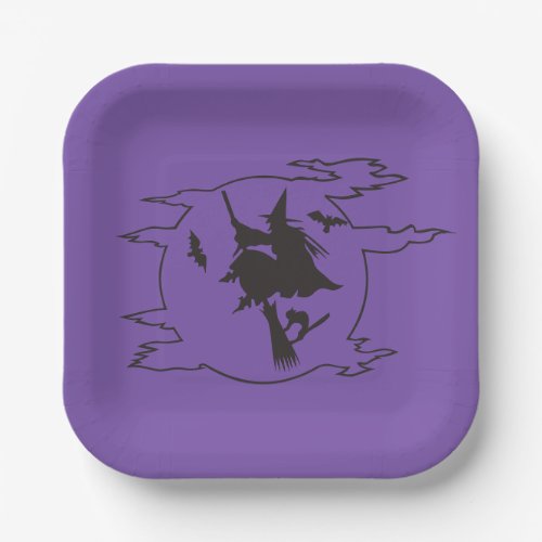 Halloween Party Paper Plate