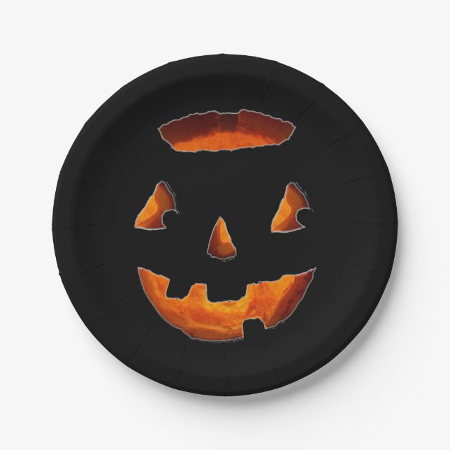 Halloween Party Paper Plates (Front)