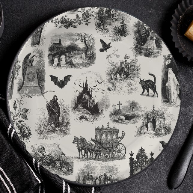 Halloween Party Paper Plates (Creator Uploaded)