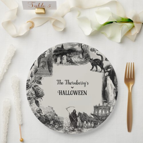 Halloween Party Paper Plates