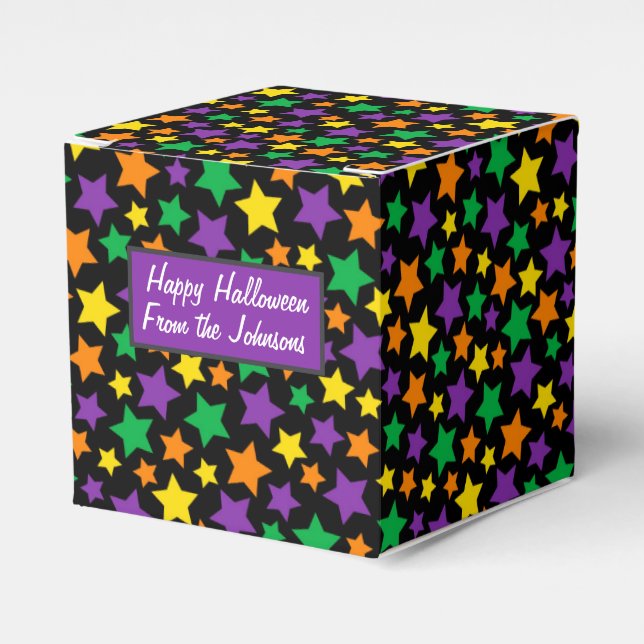 Halloween Party Personalized Favor Box (Front Side)