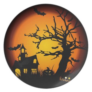 Halloween Party Plate