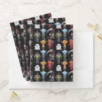 Halloween Party Pocket Folders