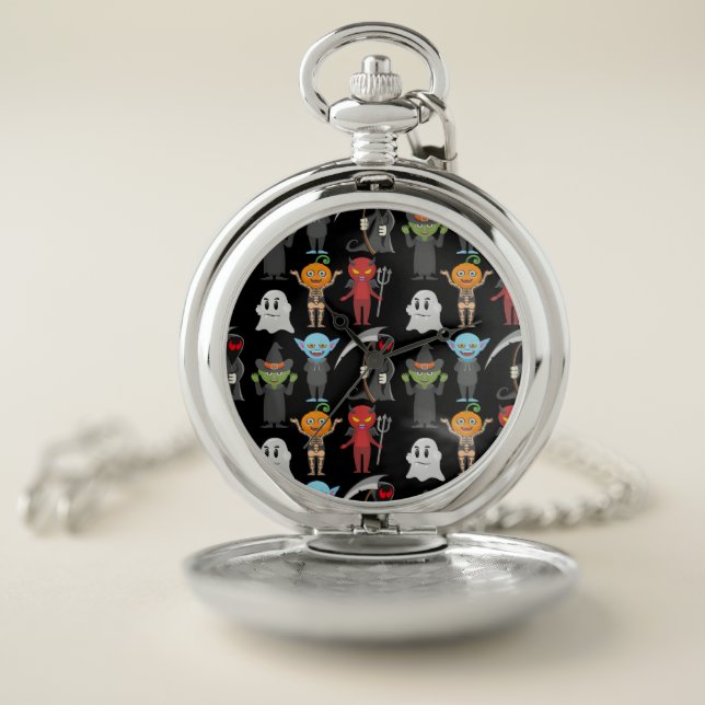 Halloween Party Pocket Watch (Inside)