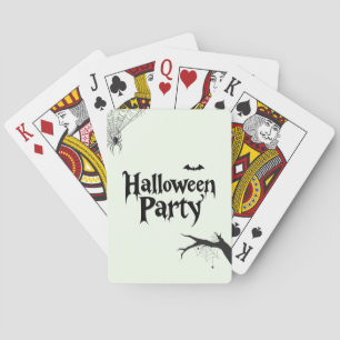 Halloween Party Poker Cards