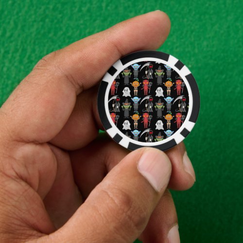 Halloween Party Poker Chips