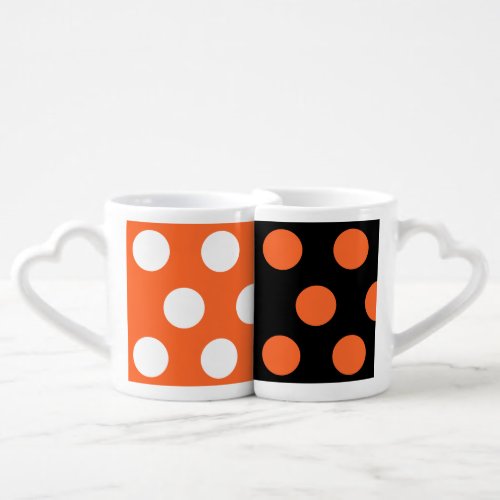 Halloween Party Polka Dots Coffee Mug Set