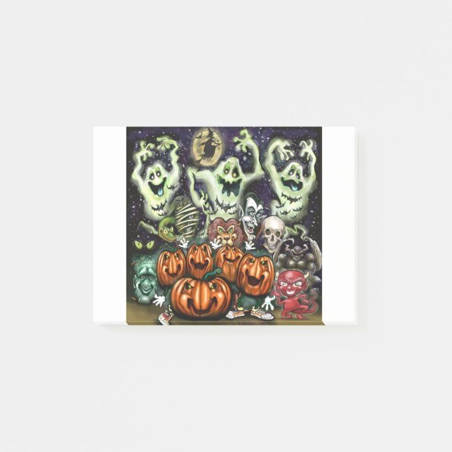 Halloween Party Post-it Notes (Front)
