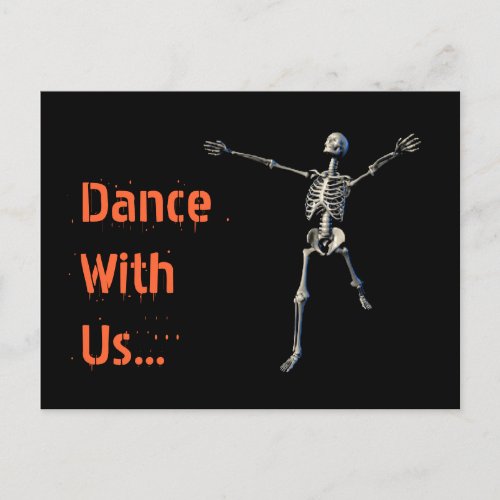 Halloween Party Postcard Invitation