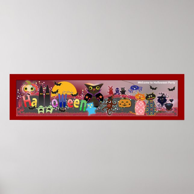 Halloween Party Poster (Front)