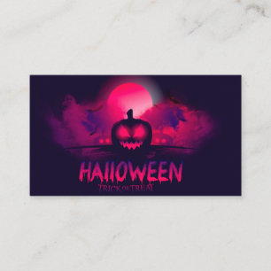 Halloween party  poster business card