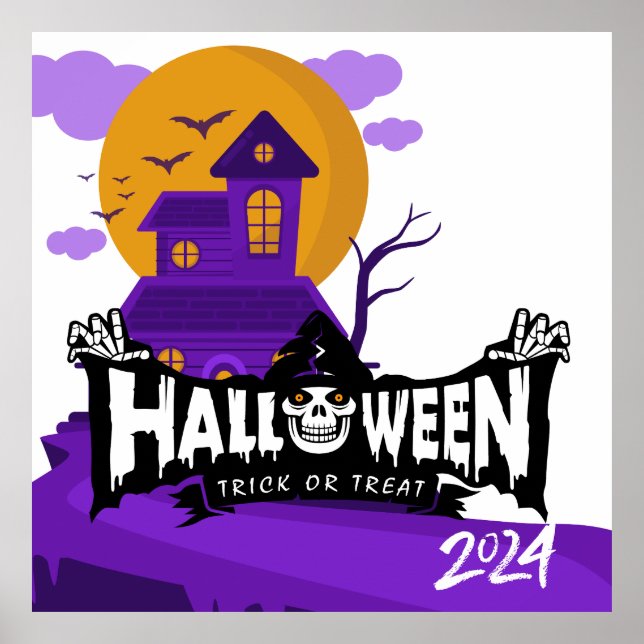 Halloween Party Posters 2024  (Front)