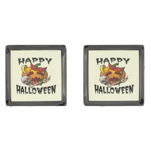 Halloween Party Pumpkin Cufflinks