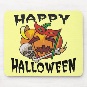 Halloween Party Pumpkin Mouse Pad